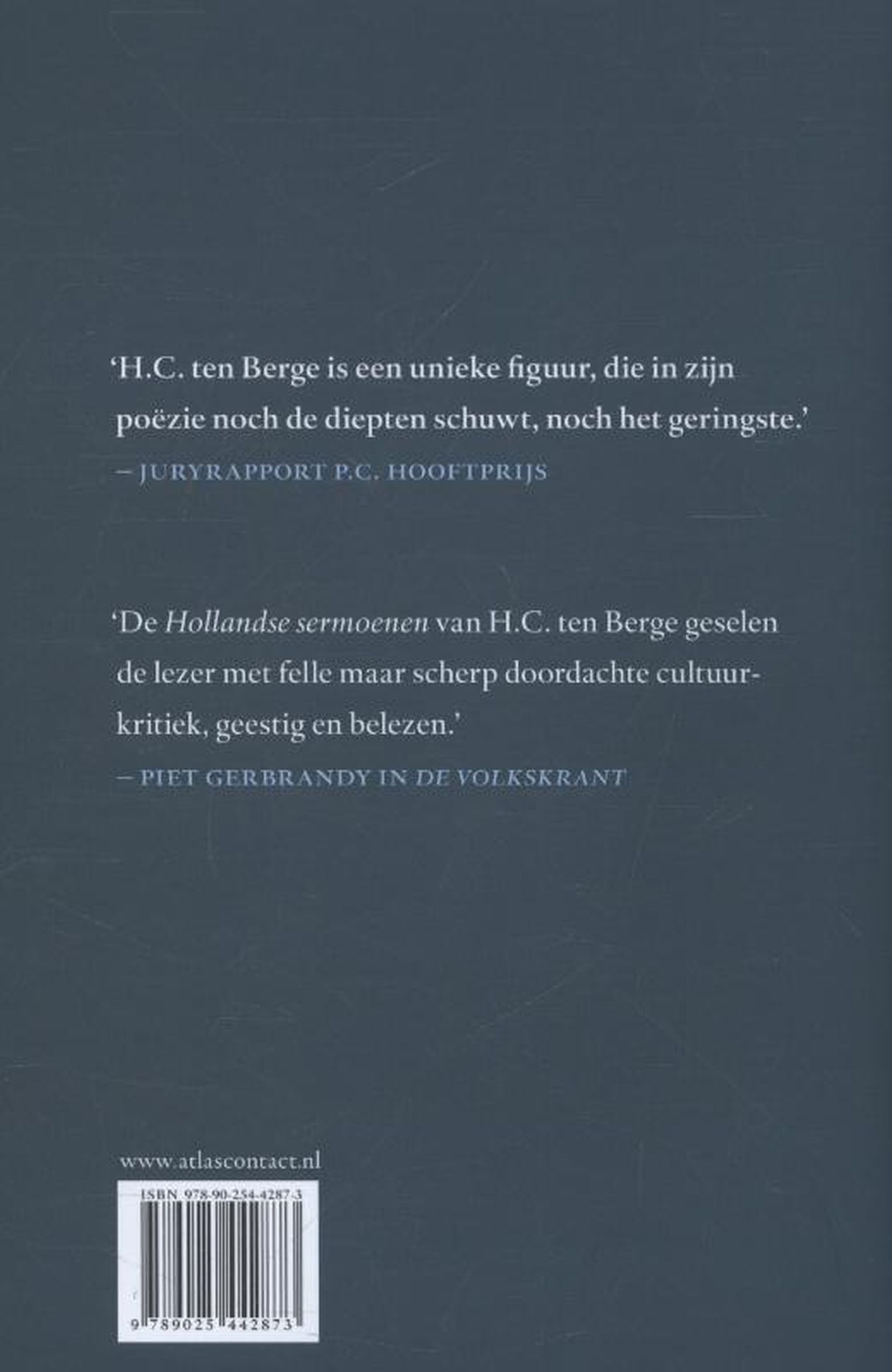 Achterkant van Cantus firmus