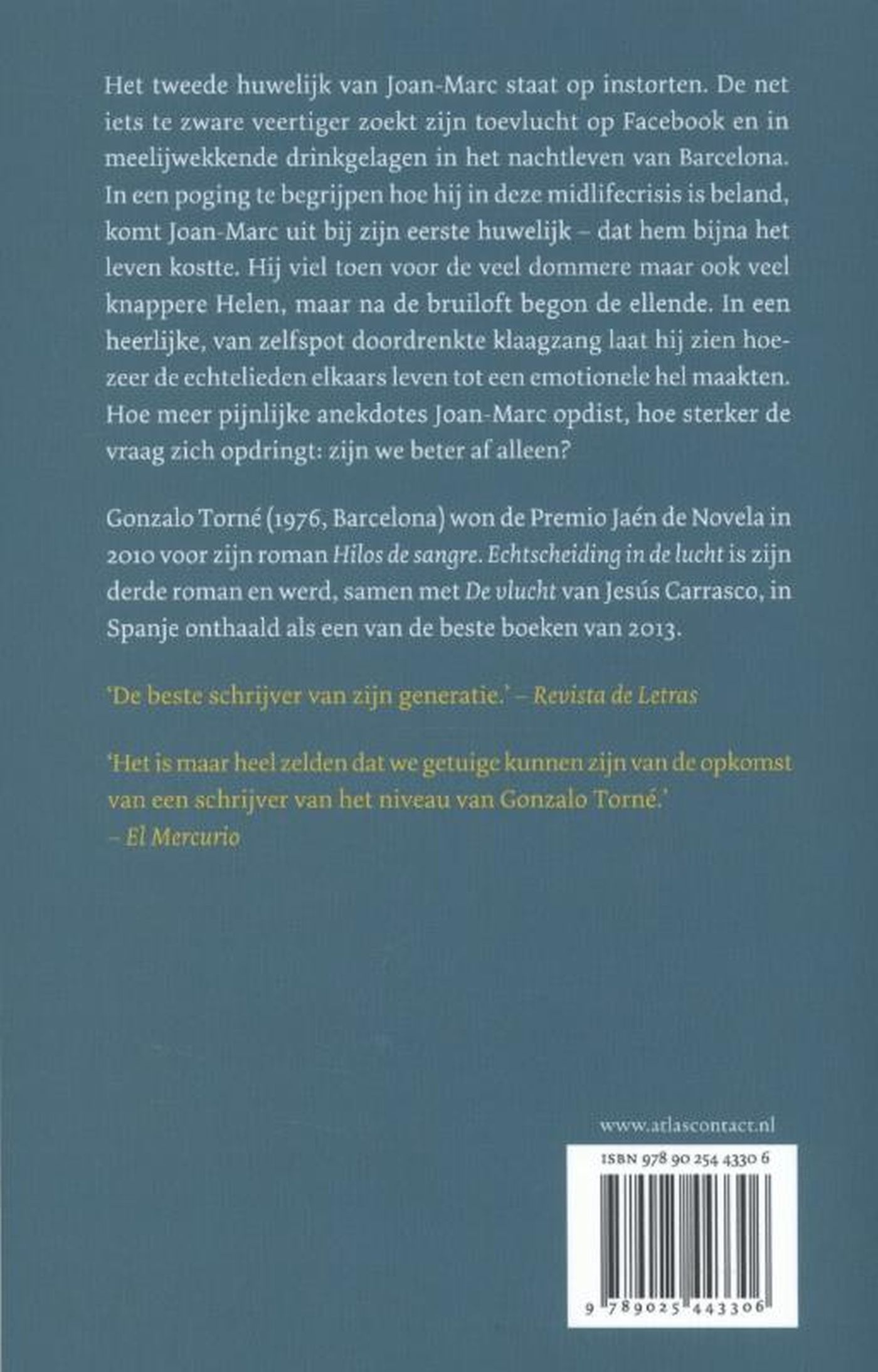 Achterkant van Echtscheiding in de lucht