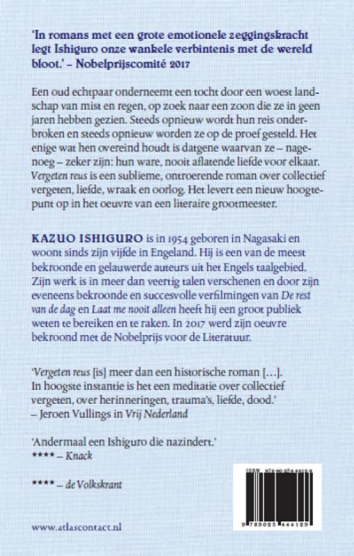 Achterkant van Vergeten reus