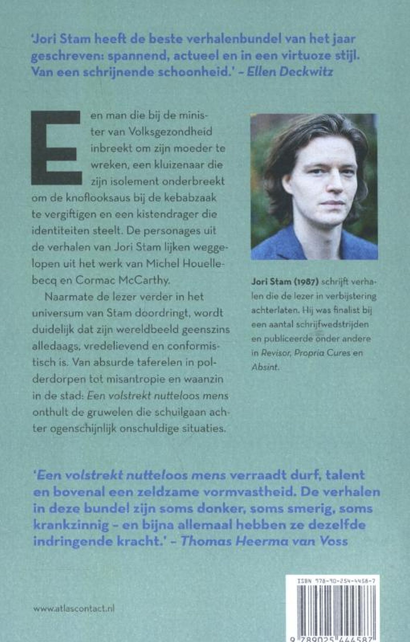 Achterkant van Een volstrekt nutteloos mens