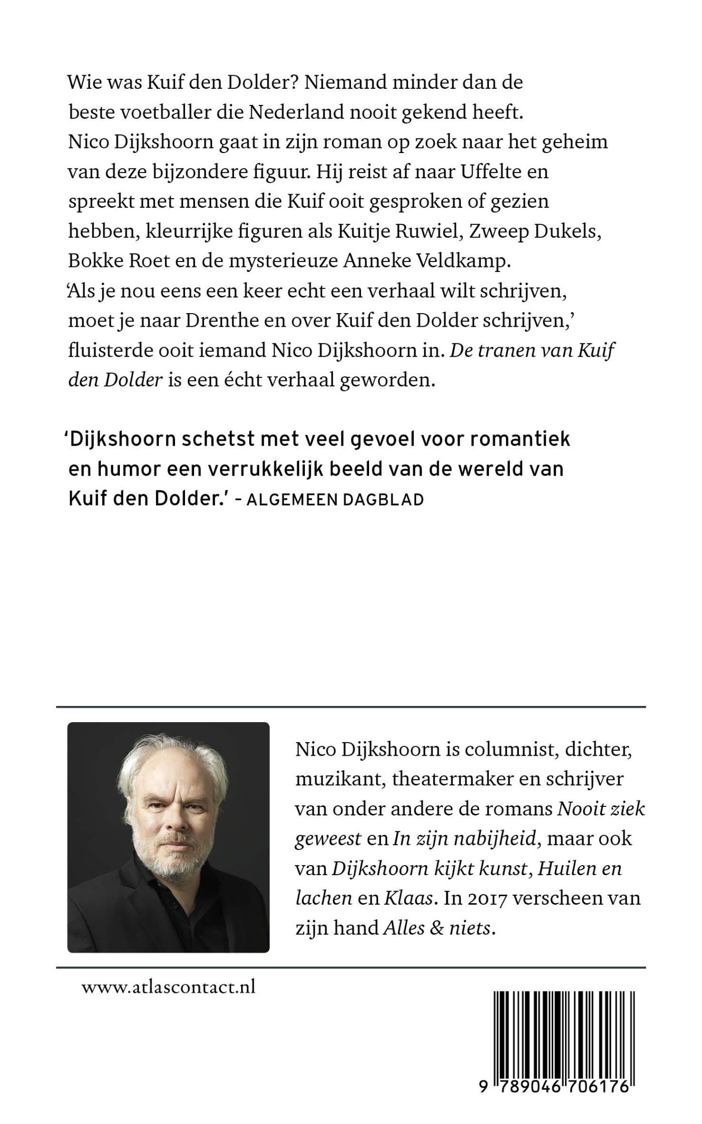 Achterkant van De tranen van Kuif den Dolder