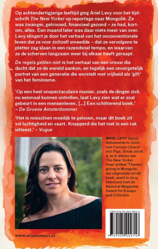 Achterkant van De regels gelden niet