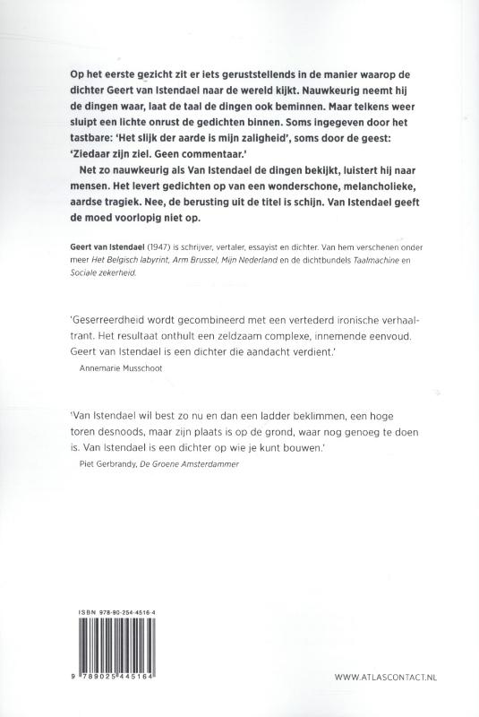 Achterkant van Het was wat was