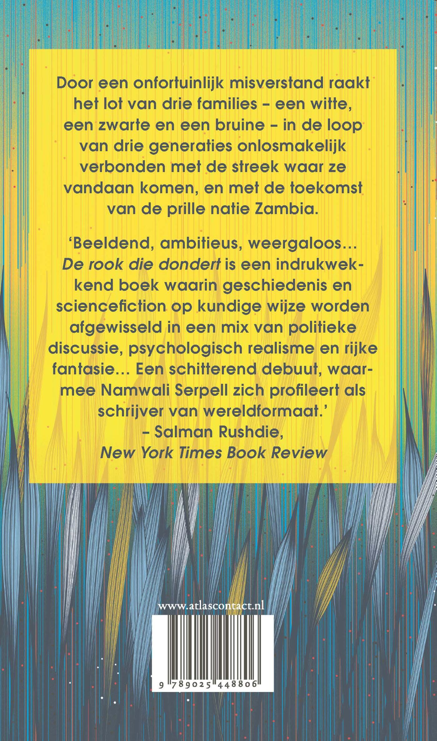 Achterkant van De rook die dondert