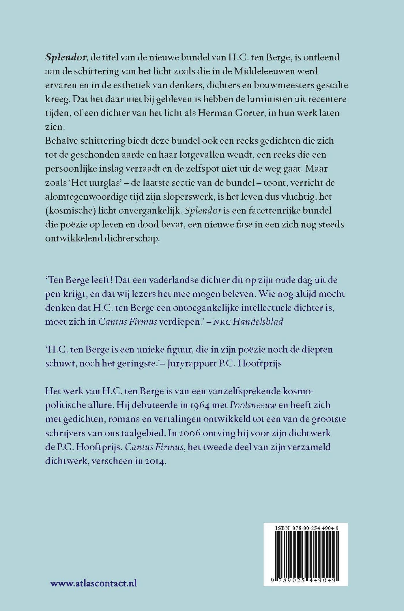 Achterkant van Splendor