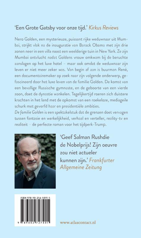Achterkant van De familie Golden