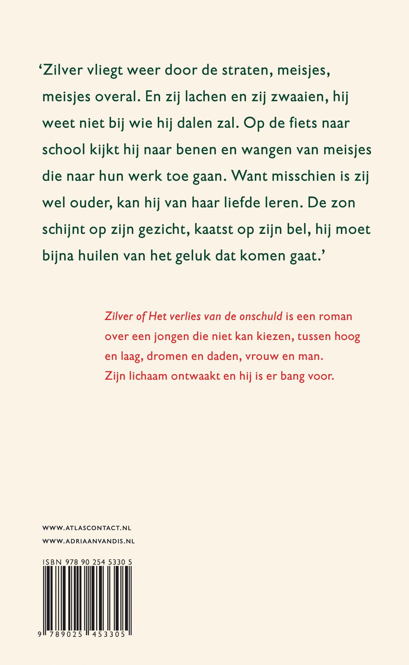 Achterkant van Zilver of het verlies van de onschuld