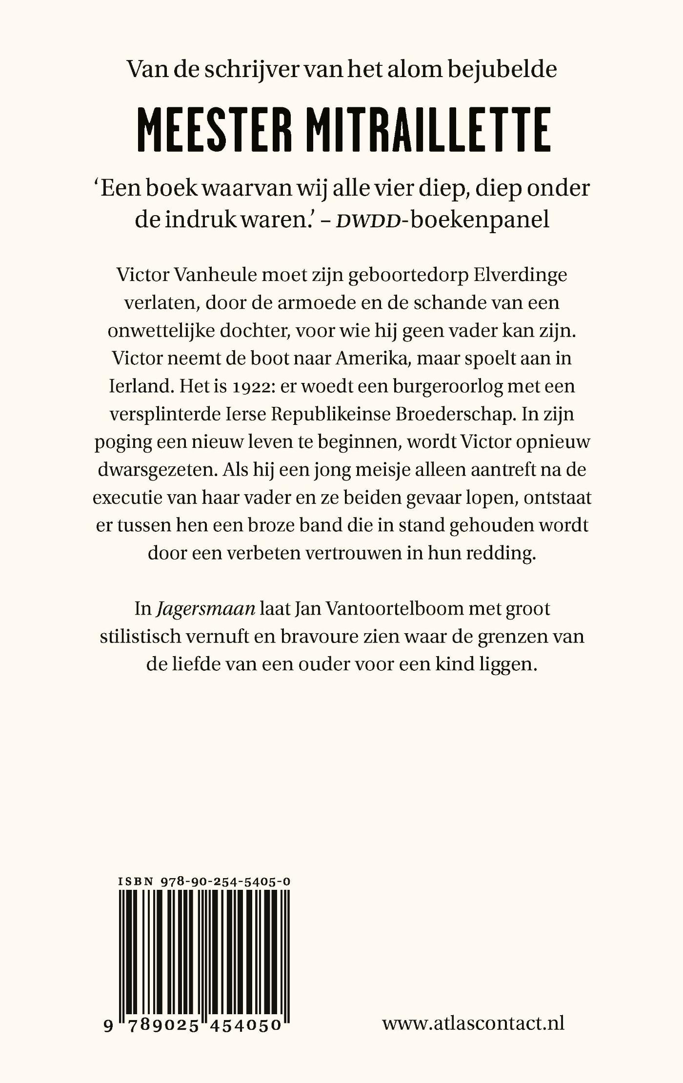 Achterkant van Jagersmaan