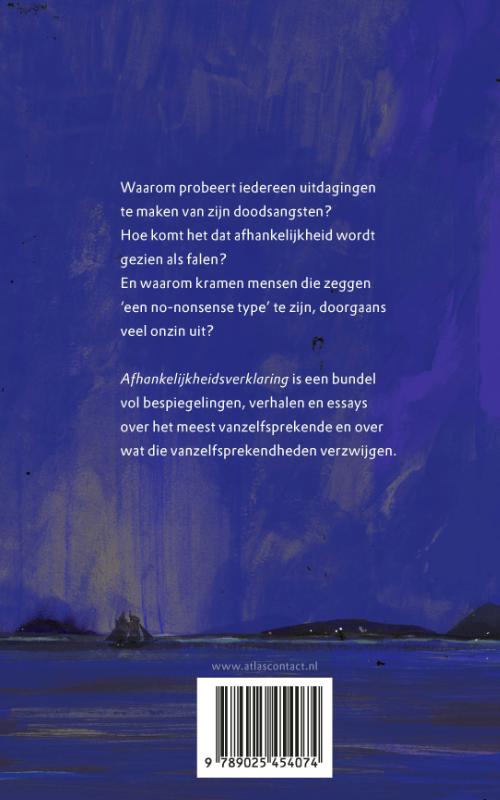 Achterkant van Afhankelijkheidsverklaring