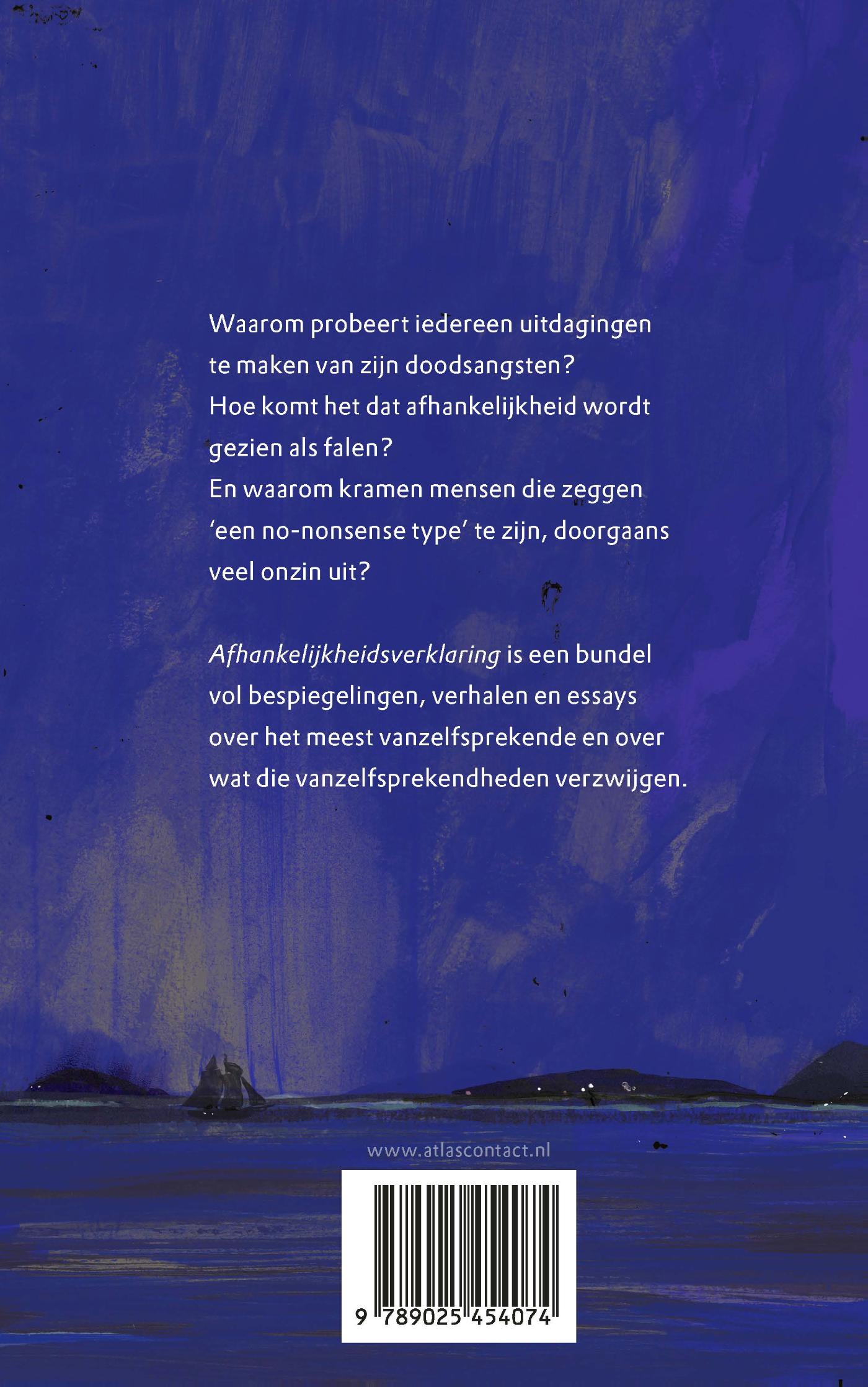 Achterkant van Afhankelijkheidsverklaring