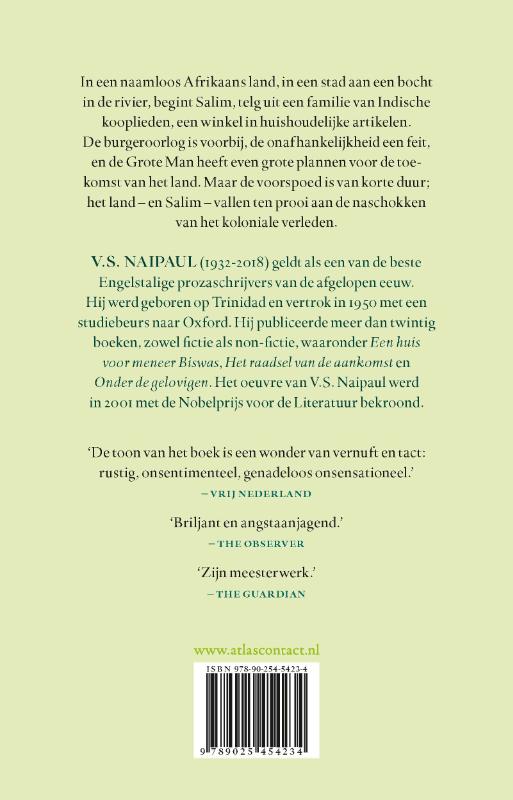 Achterkant van Een bocht in de rivier