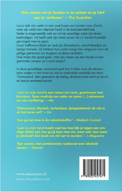 Achterkant van Laat los mijn hand