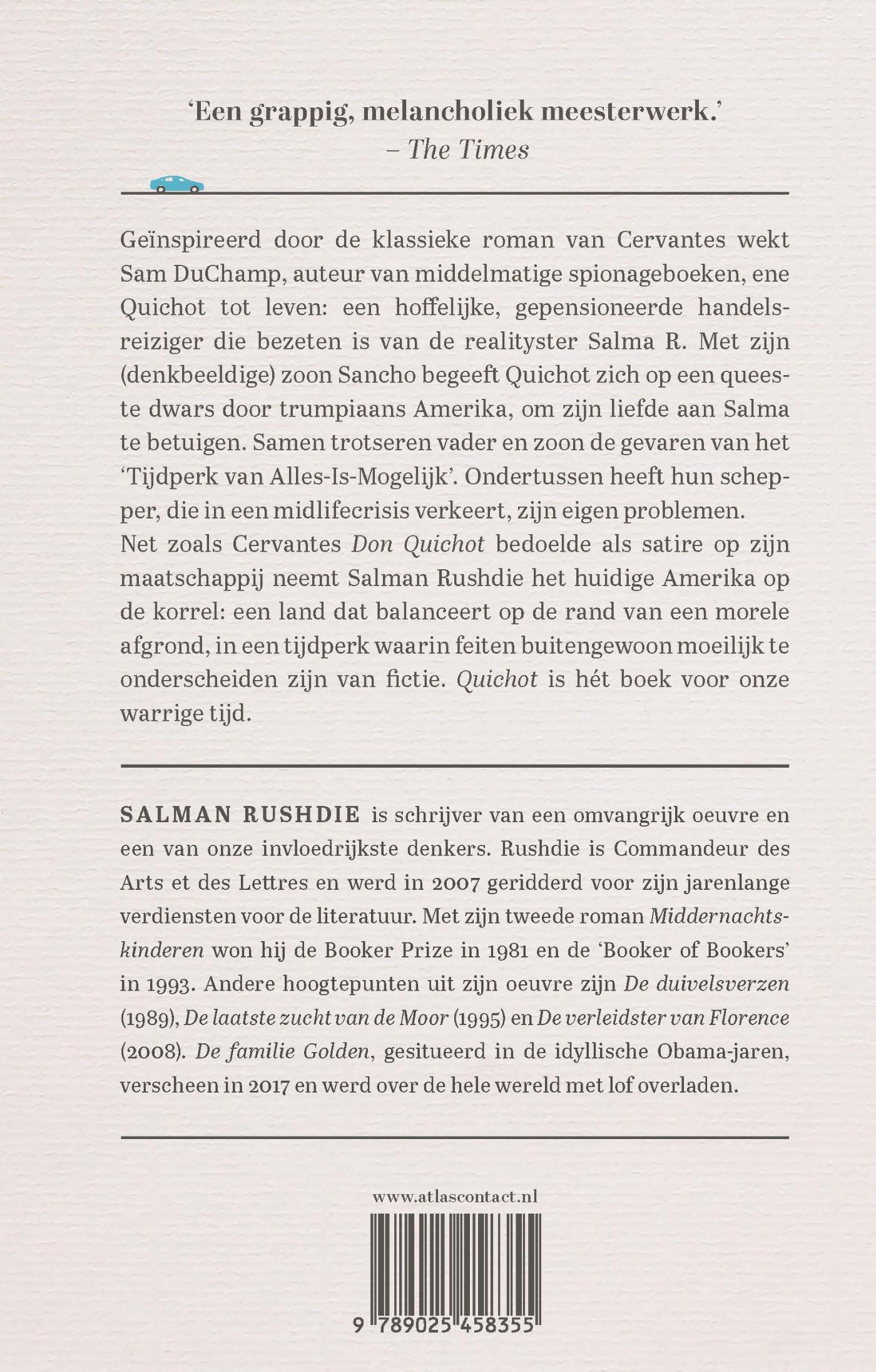 Achterkant van Quichot