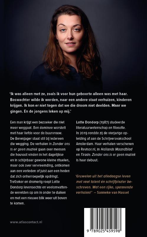 Achterkant van Zonder ons is er geen muziek