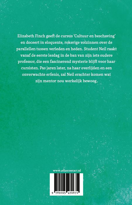 Achterkant van Elizabeth Finch