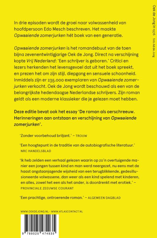 Achterkant van Opwaaiende zomerjurken