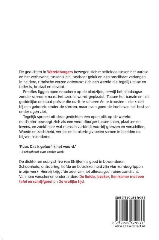 Achterkant van Wereldburgers