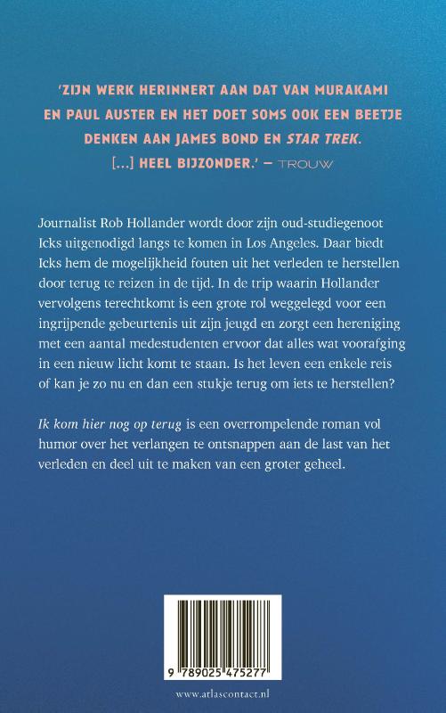Achterkant van Ik kom hier nog op terug