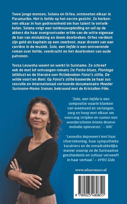 Achterkant van Solo, een liefde