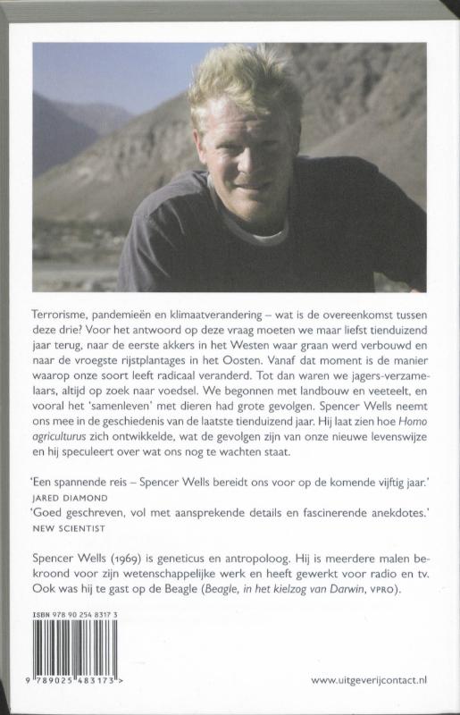 Achterkant van De akkers van Pandora