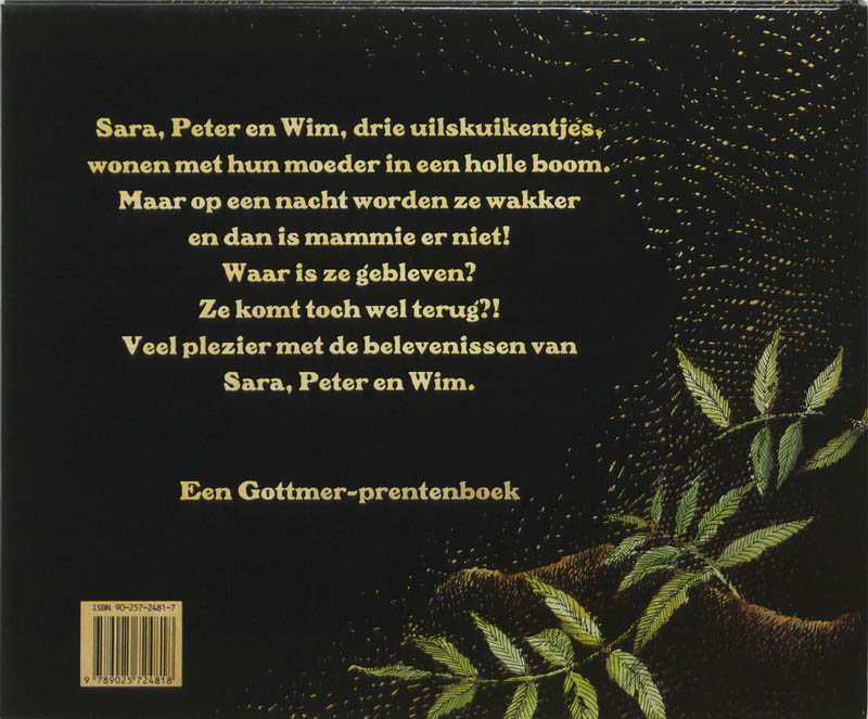 Achterkant van Uilskuikentjes