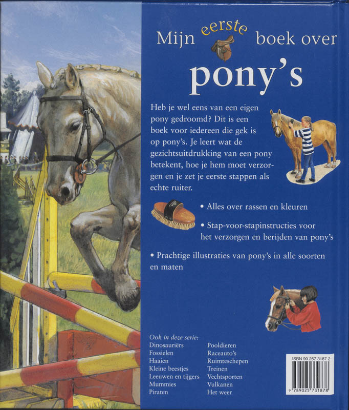Achterkant van Mijn eerste boek over pony's