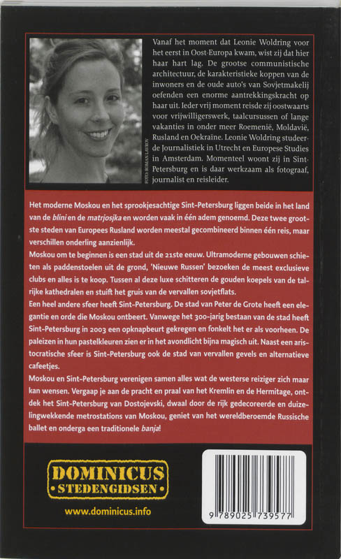 Achterkant van Moskou en Sint-Petersburg