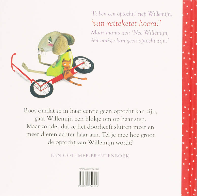 Achterkant van Een muisje kan geen optocht zijn!