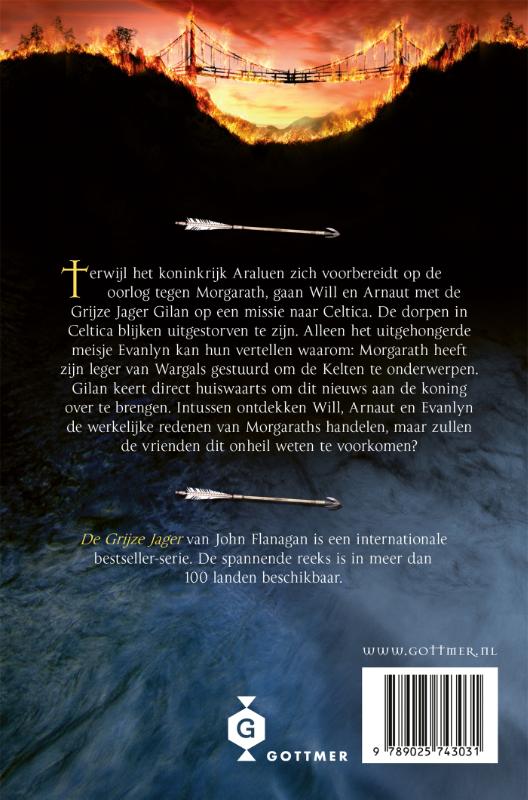 Achterkant van De brandende brug
