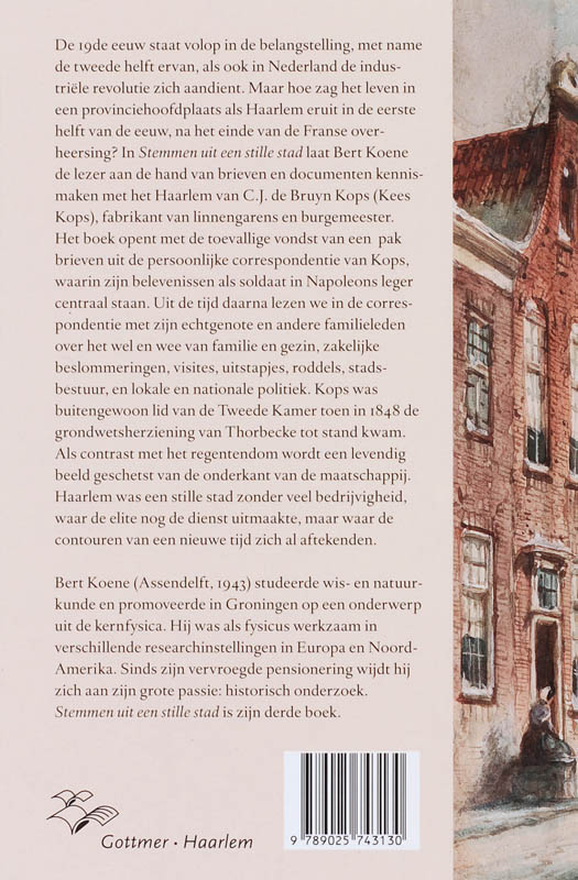 Achterkant van Stemmen uit een stille stad