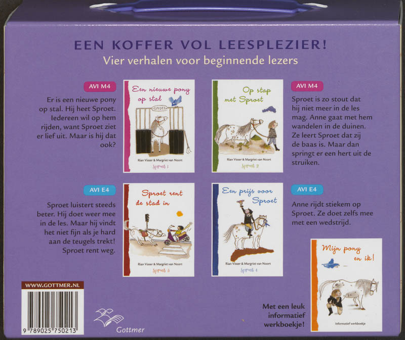 Achterkant van De stoutste pony van stal