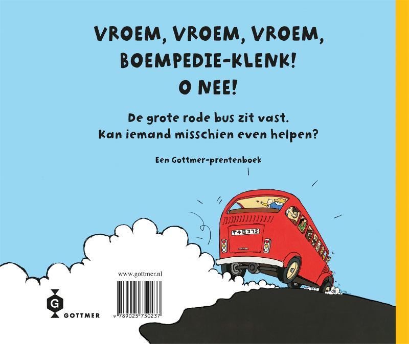 Achterkant van De grote rode bus