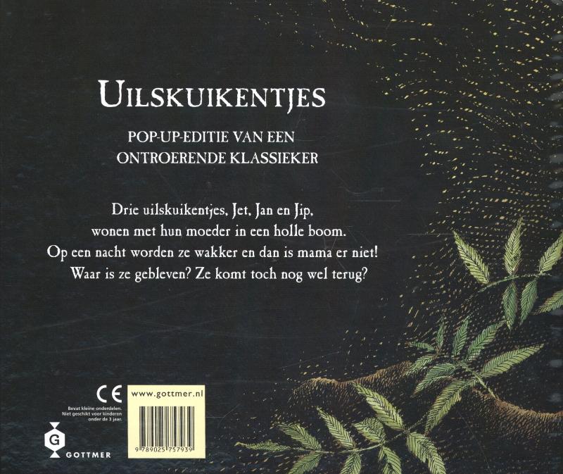 Achterkant van Uilskuikentjes