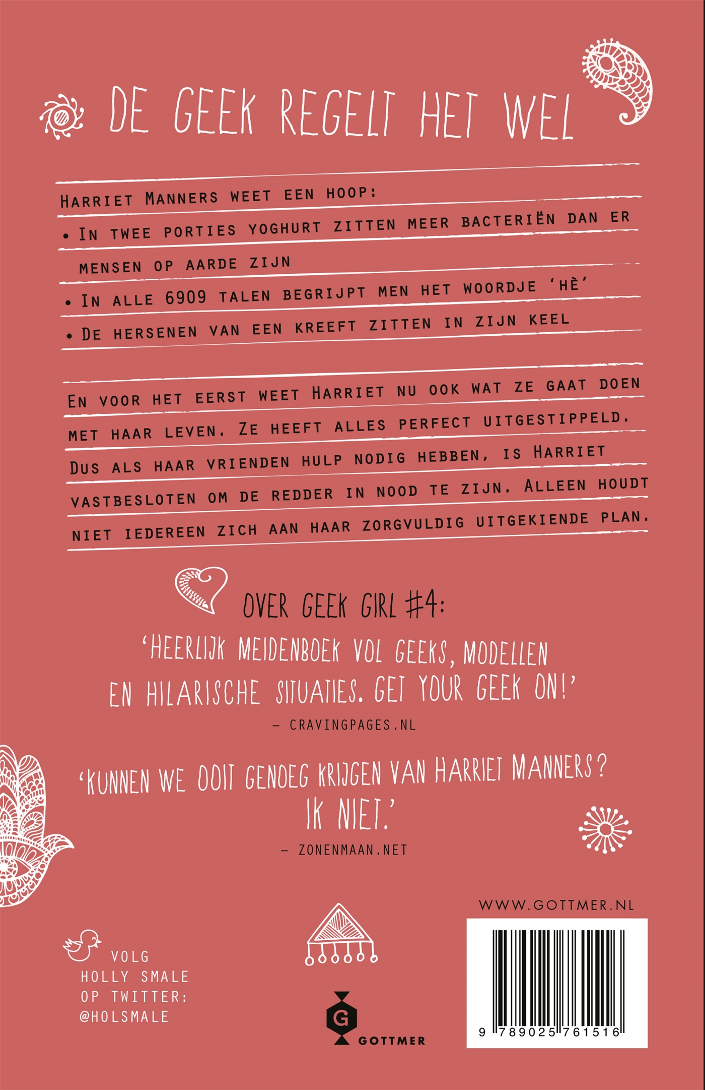 Achterkant van Bekent kleur