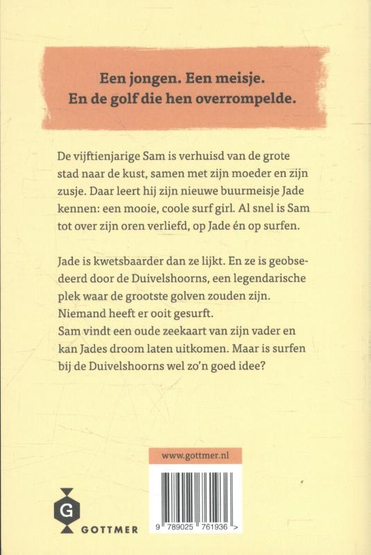 Achterkant van Surf!