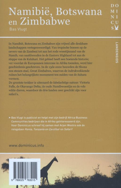 Achterkant van Namibië, Botswana en Zimbabwe