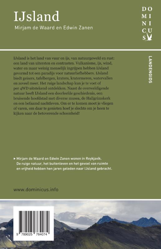 Achterkant van IJsland