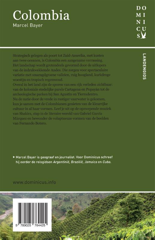 Achterkant van Colombia