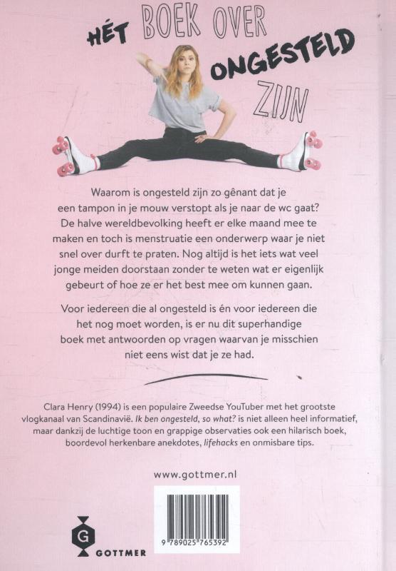 Achterkant van Ik ben ongesteld, so what?