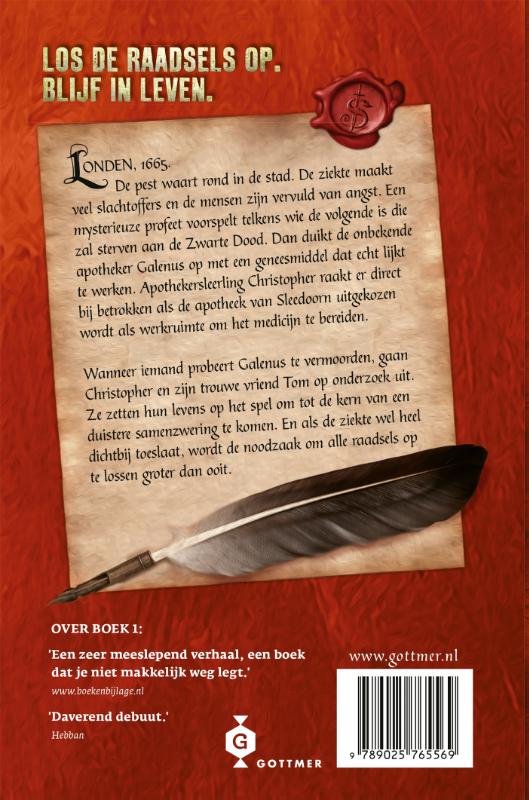 Achterkant van Het teken van de Zwarte Dood