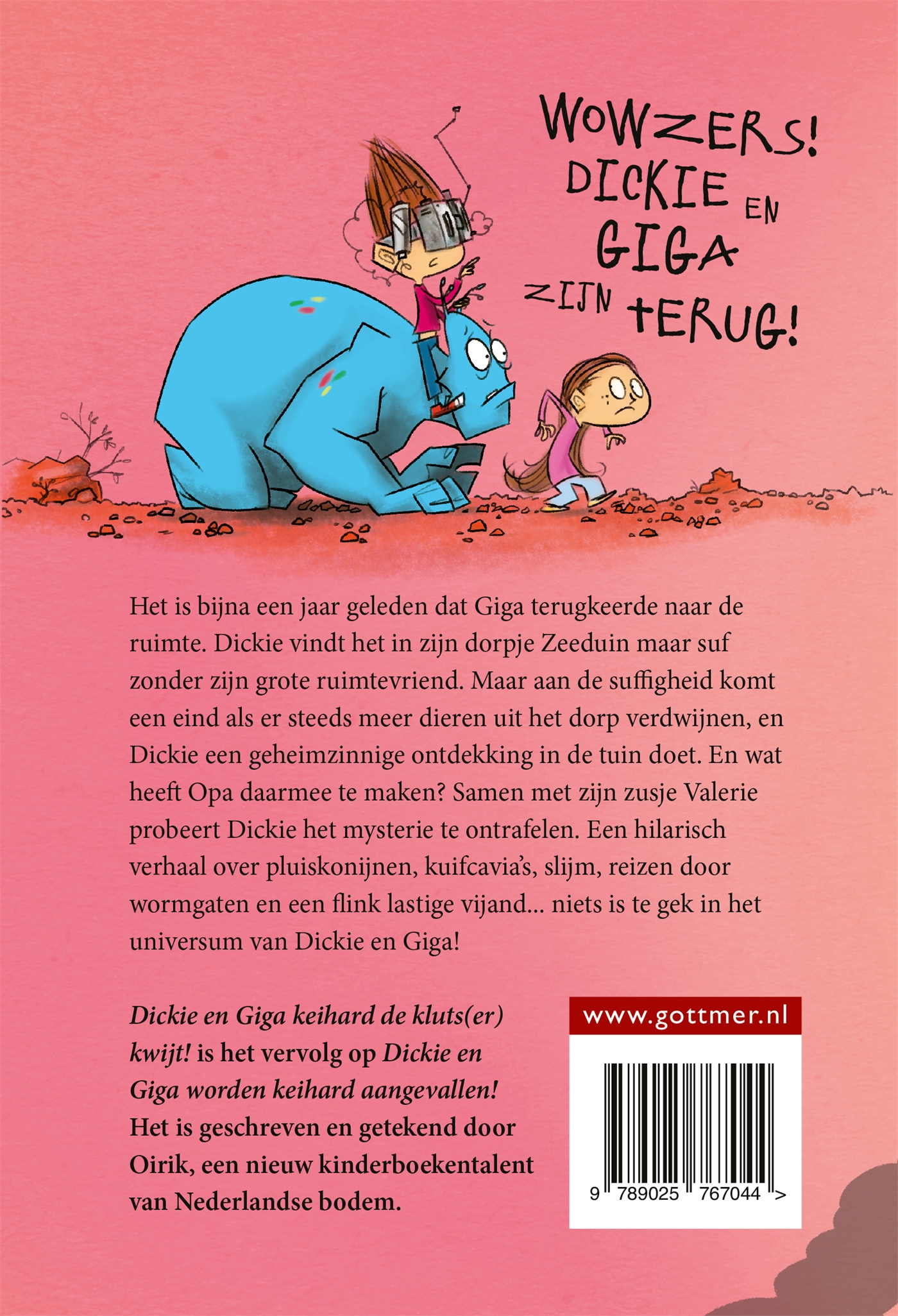 Achterkant van Keihard de kluts(er) kwijt