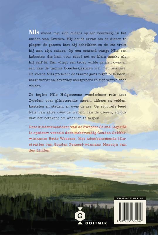 Achterkant van De wonderbare reis van Nils Holgersson