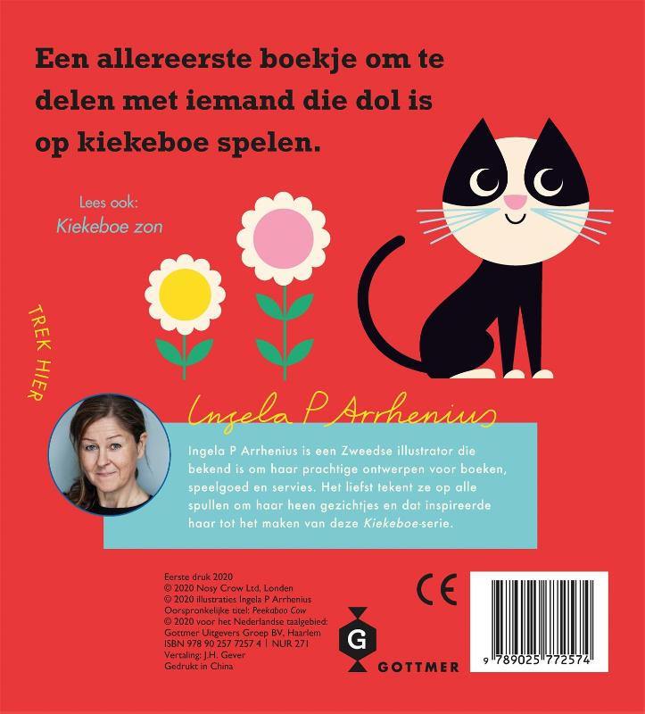 Achterkant van Kiekeboe koe