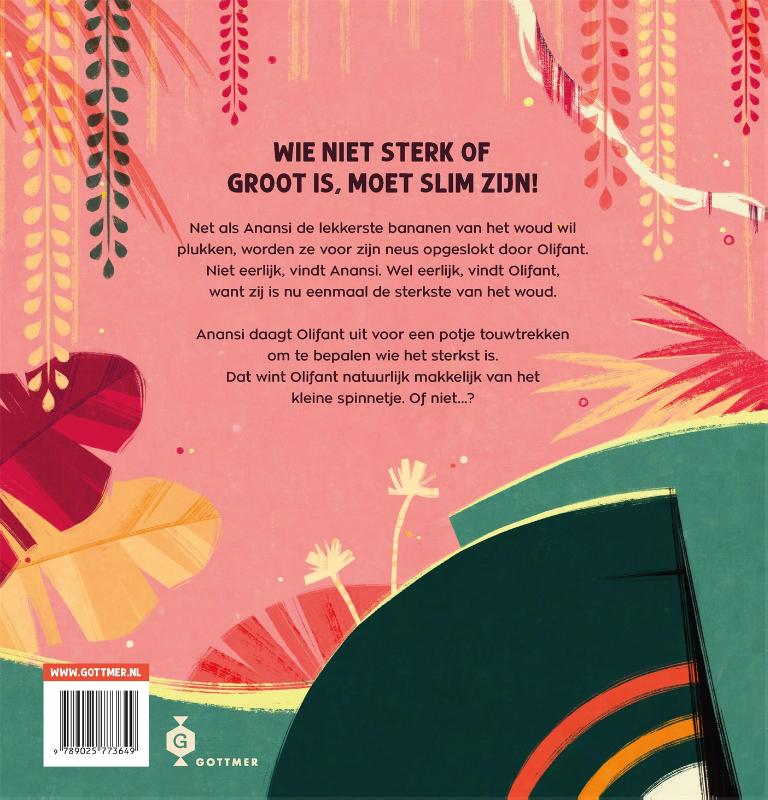Achterkant van Sterker dan Olifant