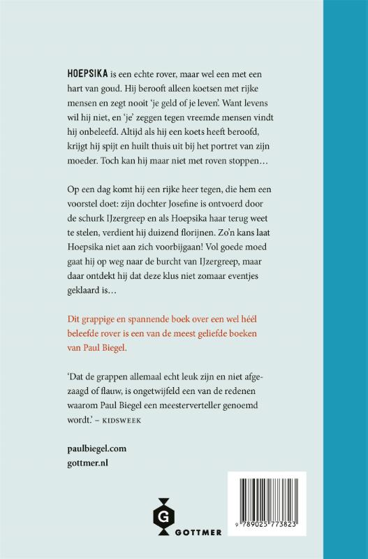 Achterkant van De rover Hoepsika