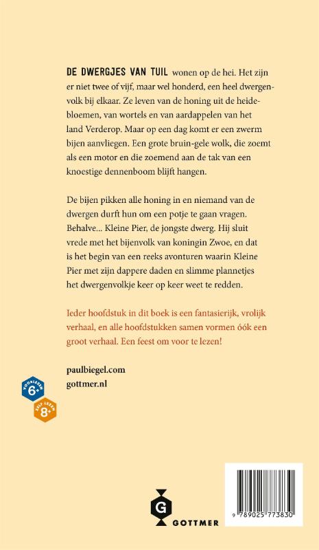 Achterkant van De dwergjes van Tuil