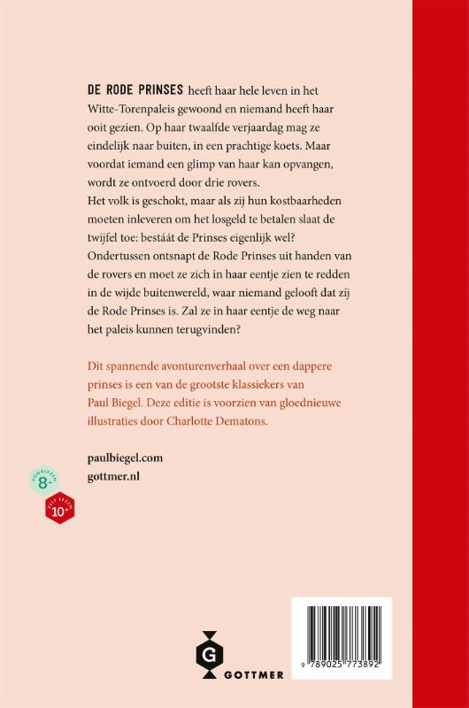 Achterkant van De Rode Prinses