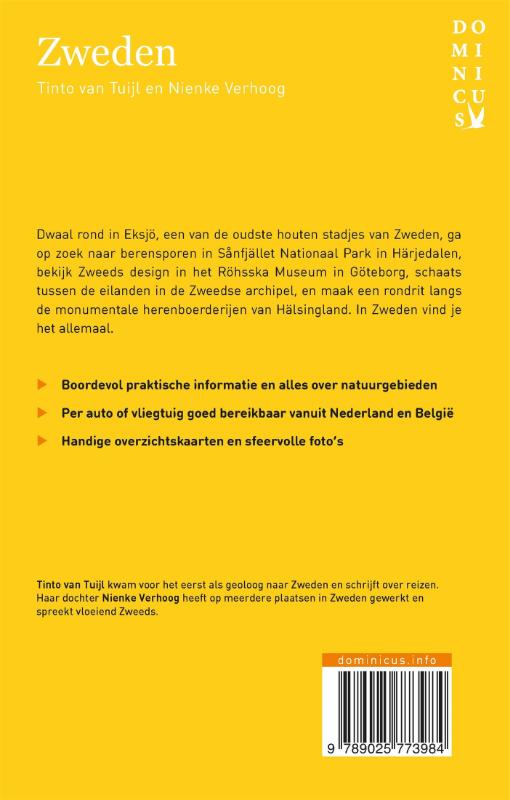 Achterkant van Zweden