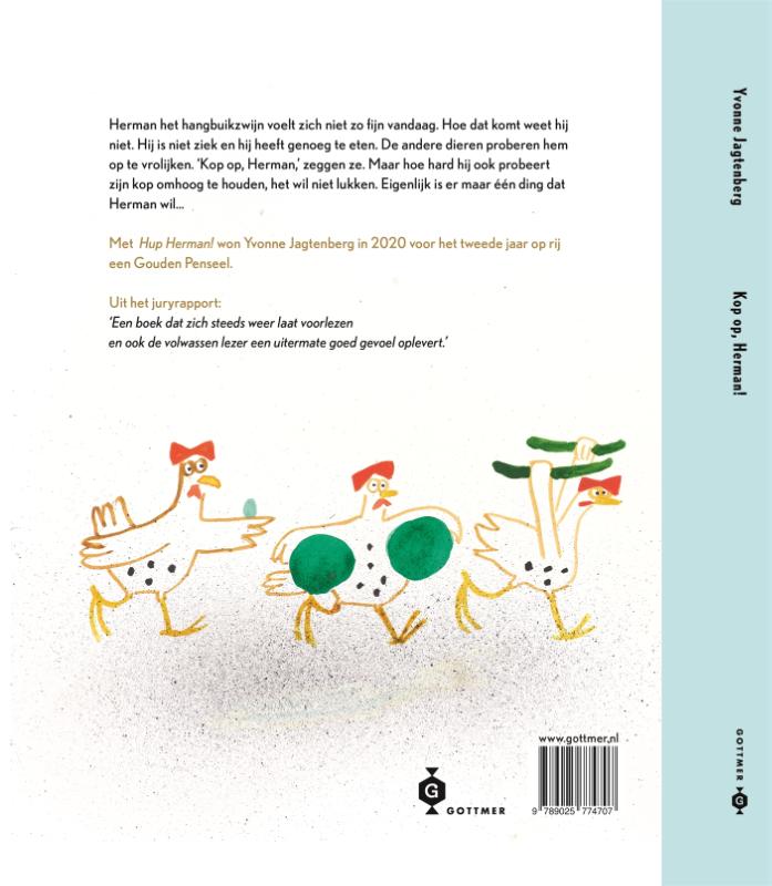 Achterkant van Kop op, Herman!