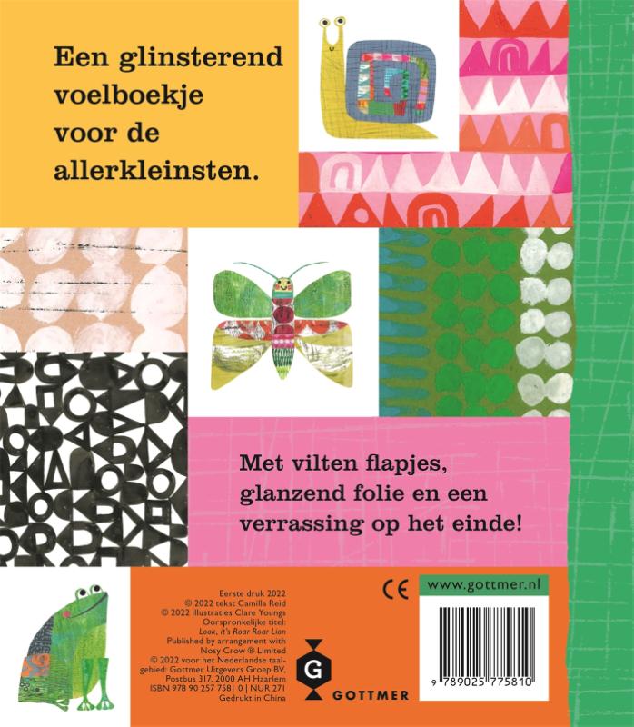 Achterkant van Brul brul, daar is Leeuw